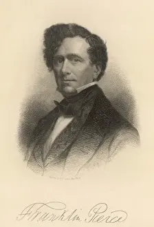 19th Century Statesman Drucke: Franklin Pierce 4