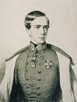 European History Figures Drucke: Franz Joseph 1849