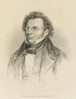 Austrian Composer Franz Schubert Drucke: Franz Schubert / Clement