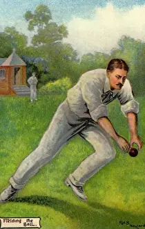 Historical Cricket Images Drucke: Fred Howard. Cricket 5