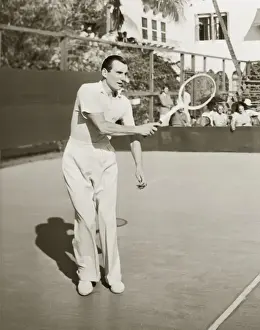 Vintage Tennis Players Drucke: FRED PERRY