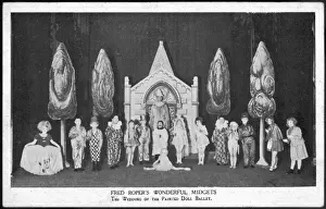 Vintage Circus Art Drucke: Fred Ropers Midgets