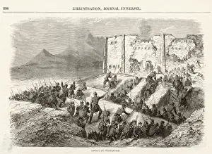 Französischer Angriff auf Puebla