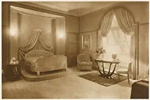 Antique Furniture Styles Drucke: French Bedroom / 1925