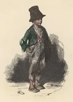 Chimney Sweep Illustration Drucke: French Chimneysweep