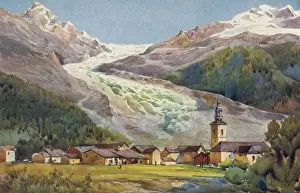 Haute Savoie Mountains Drucke: French Glacier
