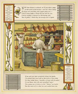 Hotel Interior Design Drucke: French Hotel Kitchen
