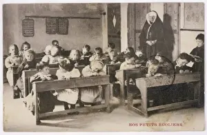 Vintage Classroom Decor Drucke: French Primary School