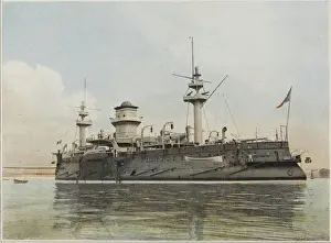 Historical Steam Ships Drucke: French Redoutable
