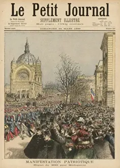 Turn Of The Century Illustrations Drucke: French Regiment 1895