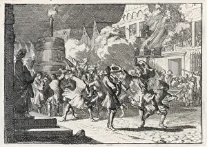 Battle Of The Boyne Drucke: French Rejoicing