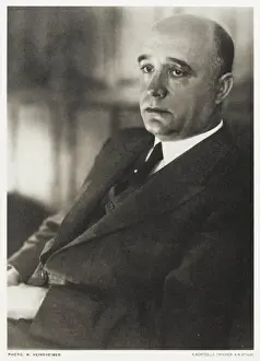 German Chemist Drucke: Friedrich Bergius