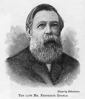German Socialist Leader Drucke: Friedrich Engels