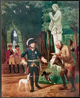 King Of Prussia Portrait Drucke: Friedrich Ii / Schulz