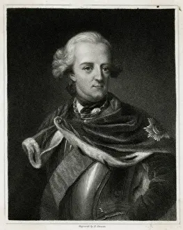 Royal Portraits Online Drucke: Friedrich II (Vanloo)
