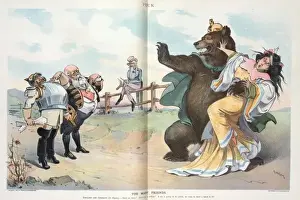 German Emperor Cartoon Drucke: Too many friends