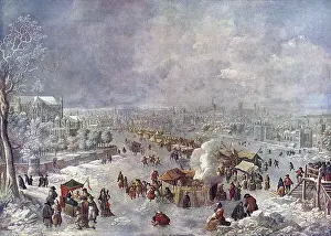 Wetter Drucke: Eisfahrt von Jan Griffer dem Älteren