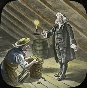 Candlelit Scene Drucke: Fruit In Loft
