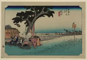 Traditional Japanese Landscape Drucke: Fukuroi