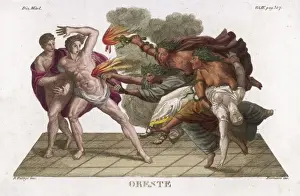 Greek Tragedy Illustrations Drucke: FURIES