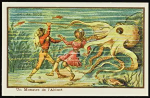Oktopus Drucke: Zukünftiger Treffen mit einem Oktopus