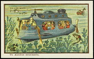 Futuristischer Unterwasserbus
