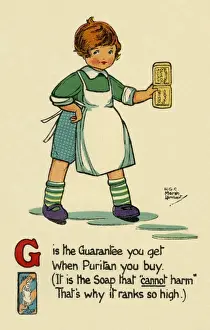 Early 20th Century Soap Ads Drucke: G is the Guarantee you get