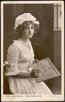 Vintage Actress Portrait Drucke: Gabrielle Ray / 1909