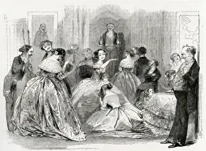 Victorian Christmas Traditions Drucke: Game of forfeits