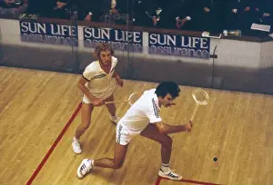 Retro Sports Photographs Drucke: Game of Squash