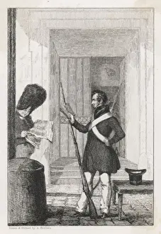 French Historical Events Drucke: Garde Nationale