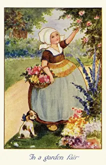 Florence Hardy Prints Online Drucke: A garden fair