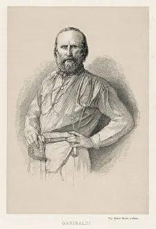 Drucke von Giuseppe Garibaldi italienischer Patriot Garibaldi Drucke: Garibaldi / Colette 1860