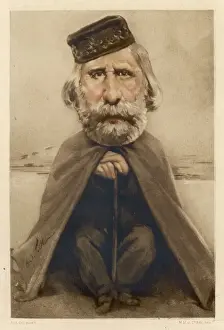 Drucke von Giuseppe Garibaldi italienischer patriotischer Soldat und Staatsmann G Drucke: Garibaldi (Gil)