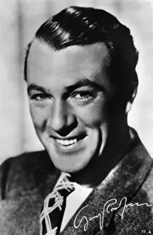 Vintage Entertainment Icons Drucke: Gary Cooper / Paramount Pc