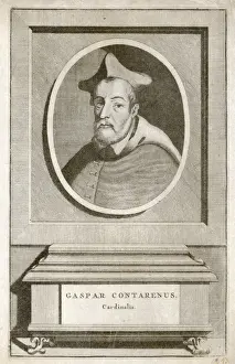 16th Century Prints Drucke: Gaspar Contarini / Oval