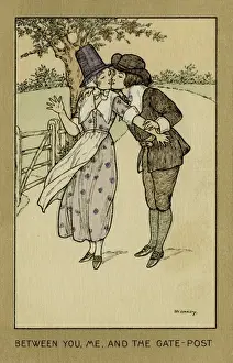 Florence Hardy Art Drucke: Between you me & the gate-post