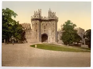 Lancaster Drucke: Das Tor, Lancasterer Schloss, England