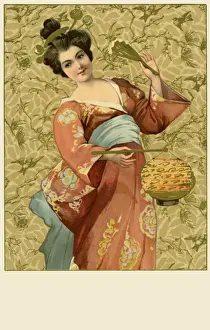 Japanese Geisha Drucke: Geisha