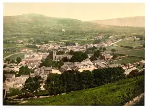 Allgemeine Ansicht von Castleton in der Grafschaft Derbyshire im Vereinigten Königreich Großbritannien und Nordirland