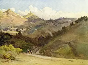 Portuguese History Drucke: General view of Cintra from the plain