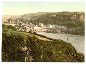 Historical Picturesque Views Drucke: General view, Combemartin i. e. Combe Martin, England