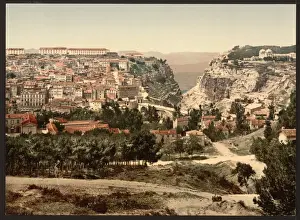 Historical Picturesque Views Drucke: General view, Constantine, Algeria