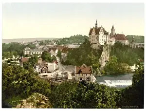 Nineteenth Century German History Drucke: General view, Sigmarungen (i. e. Sigmaringen), Hohenzollern