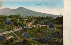 Dutch East Indies Architecture Drucke: General view of Sindanglaya, Java, Indonesia