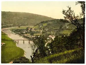 Historical Photographs England Drucke: General view, Tintern, England