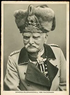 World War I Uniforms Drucke: General Von Mackensen