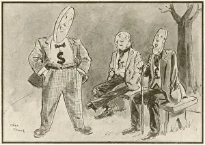World War One Cartoons Drucke: A Gentle Reminder