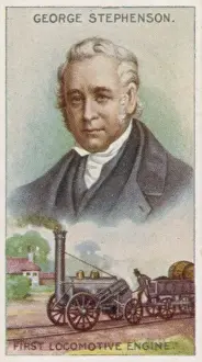 George Stephenson Locomotive Drucke: George Stephenson / Cig