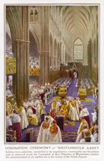 King George V Reign Drucke: George V Coronation